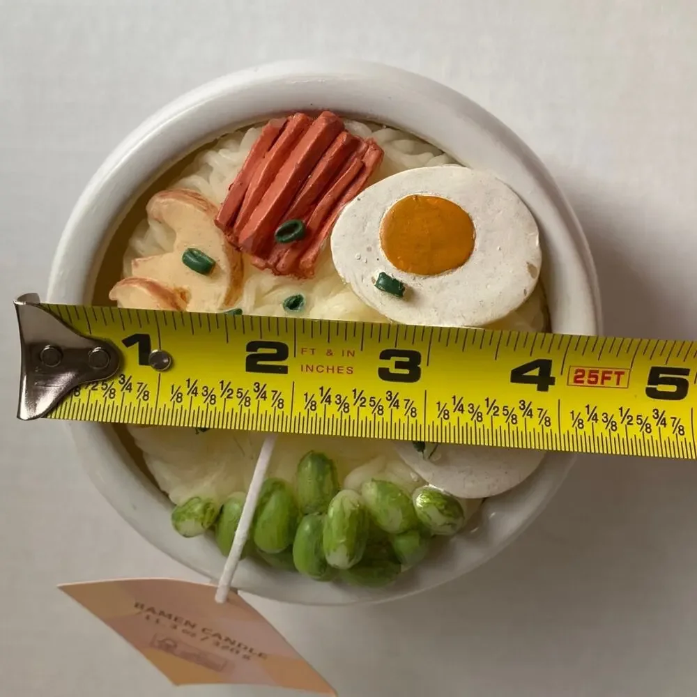 Ramen Noodles Candle Asian Egg Edamame Cute Decor mushrooms